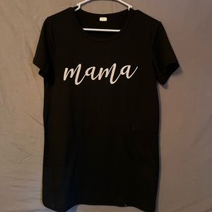 Custom mama t shirt.